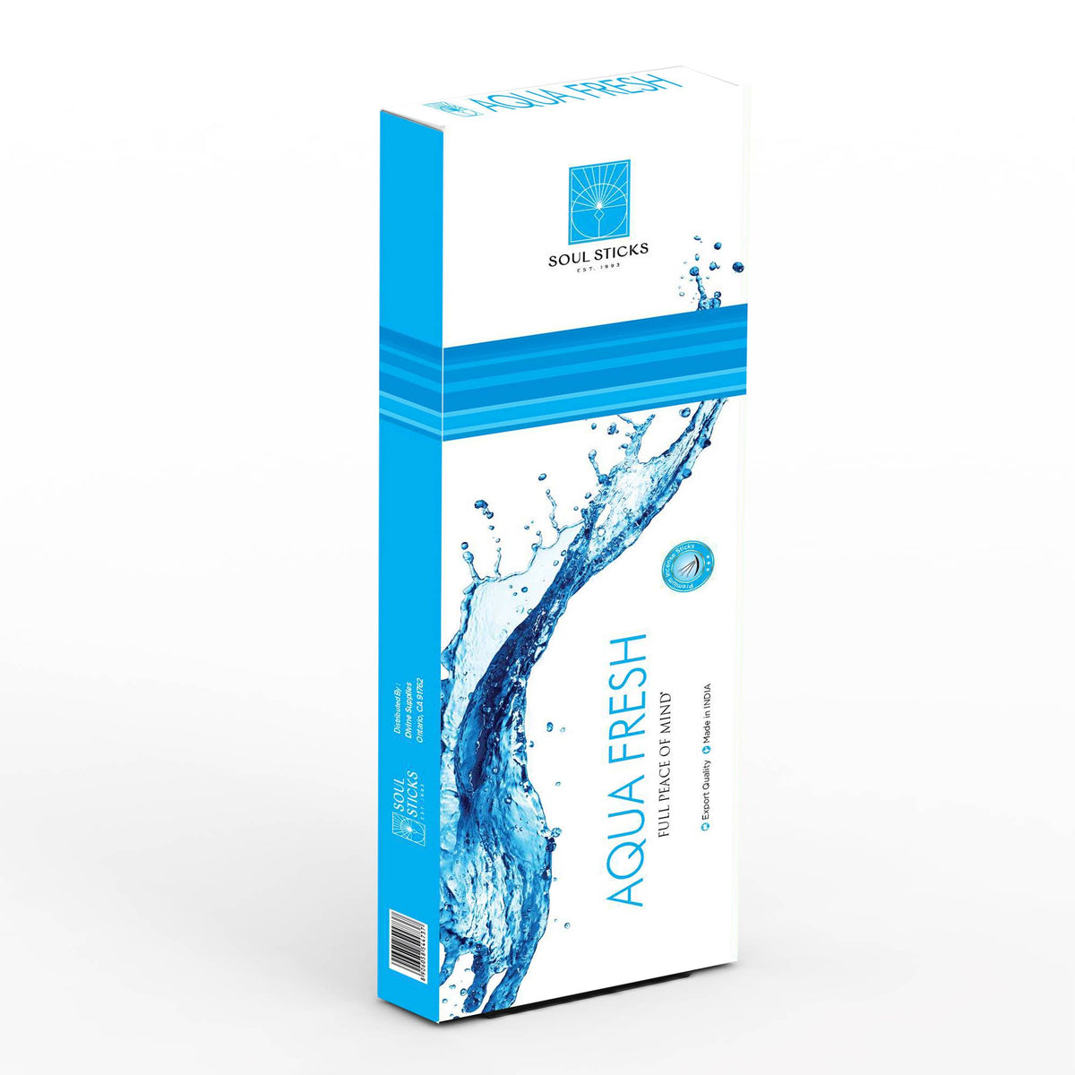 Aqua Fresh packaging with blue design on a white background