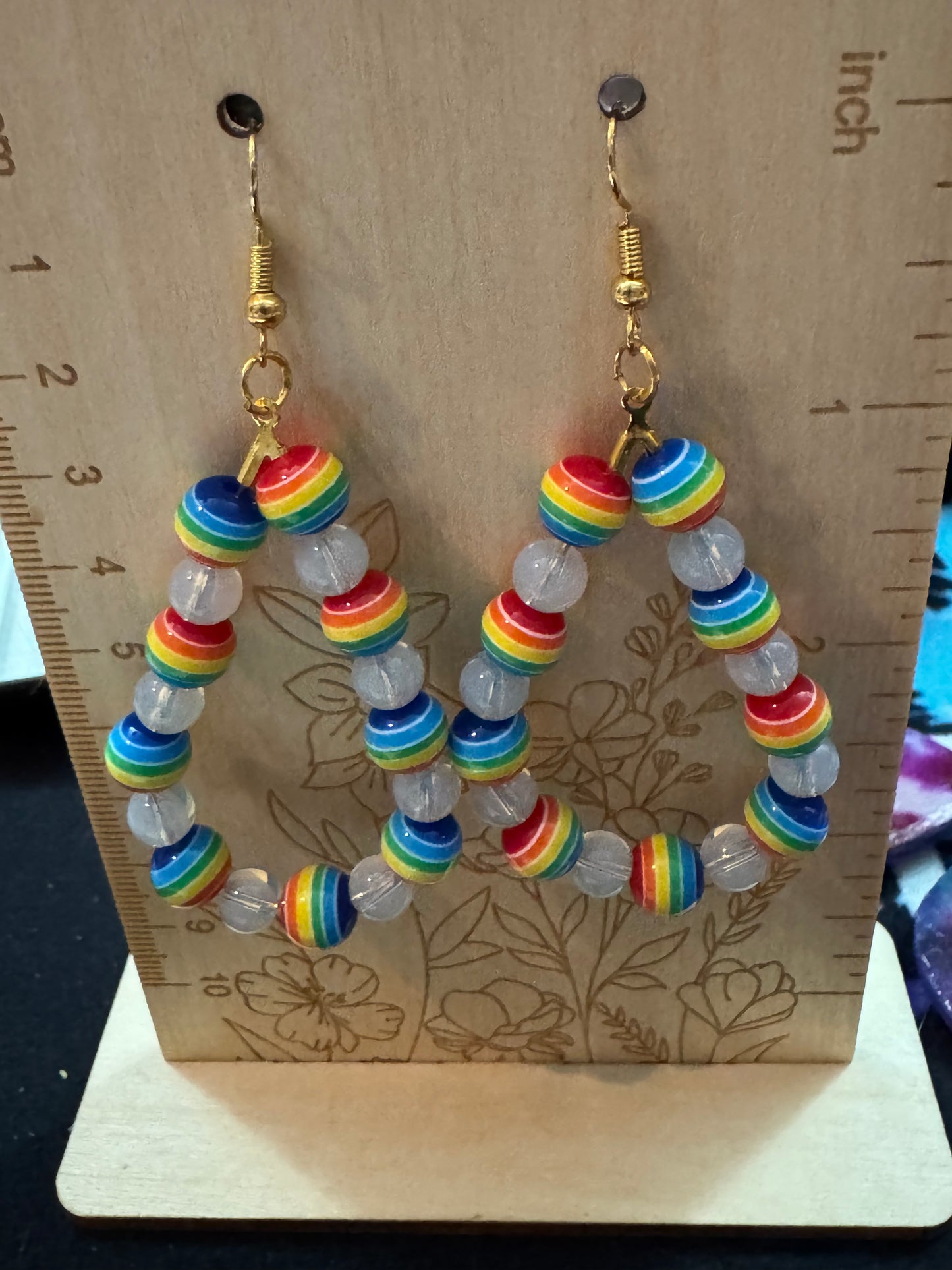 Handmade Colorful Pride Bead Earrings – Show Your True Colors!