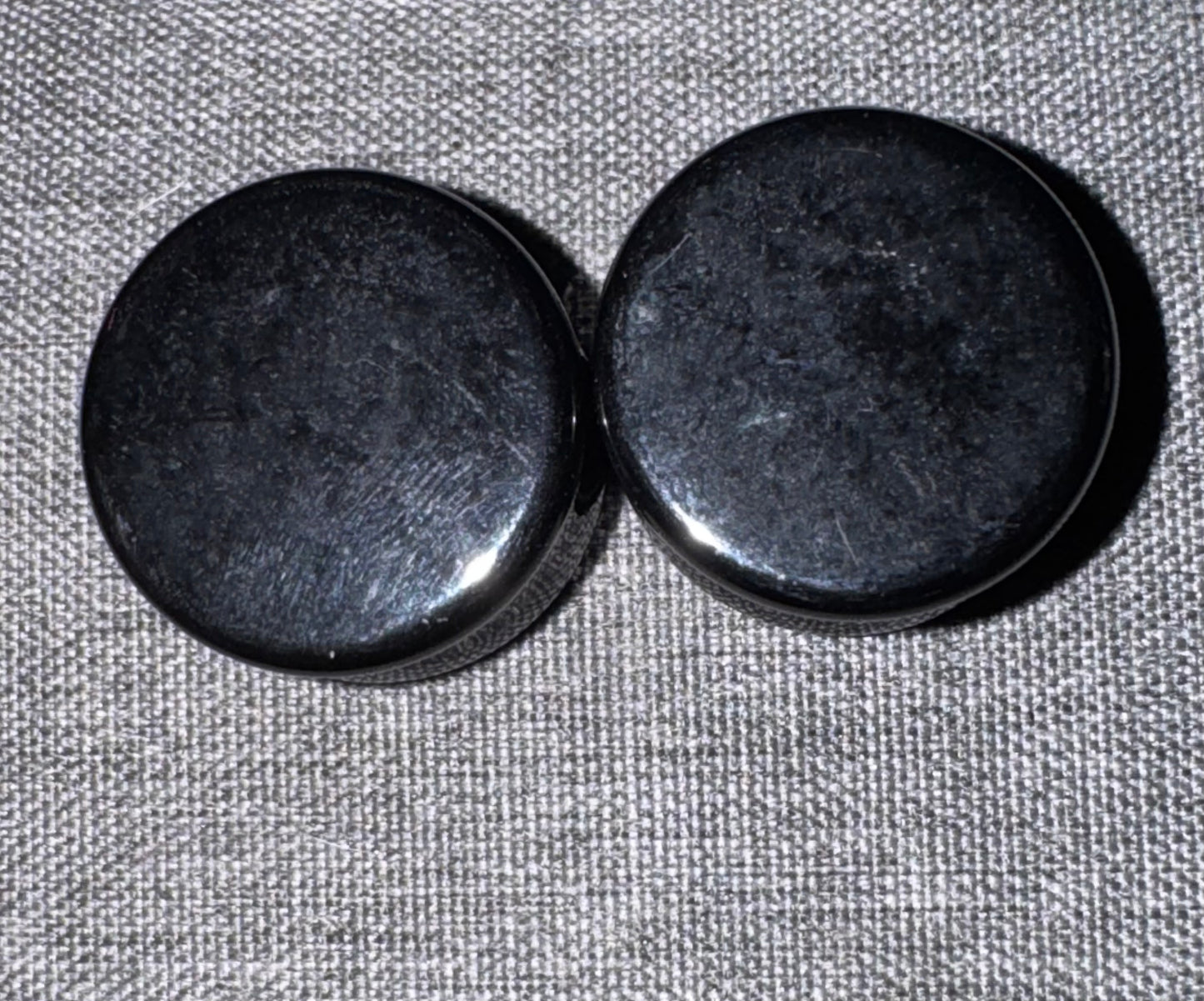 Black Obsidian Crystal Ear Gauges