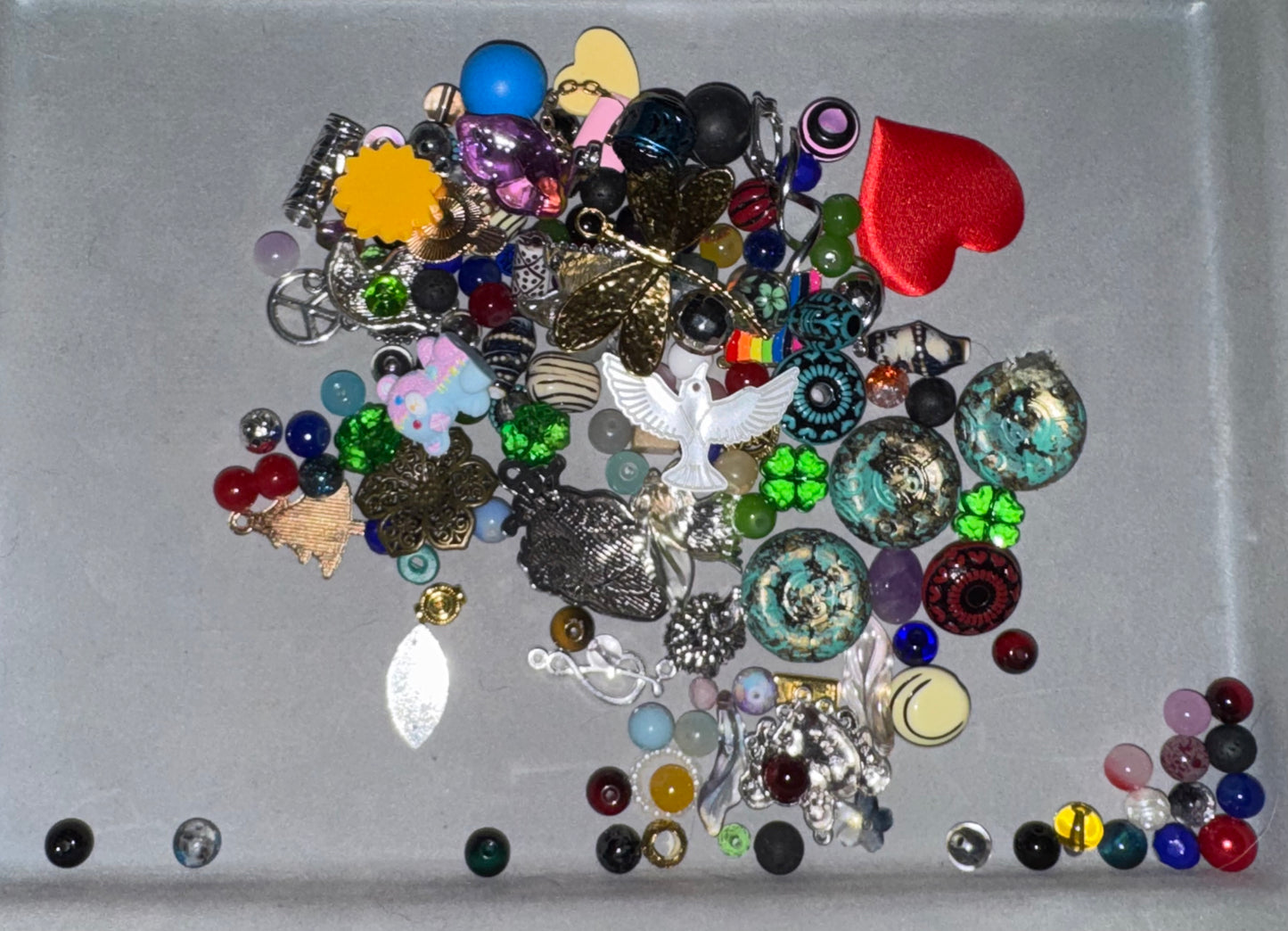 Creative Chaos Bead Confetti | 1/2 Cup Scoop | 250+ Pieces