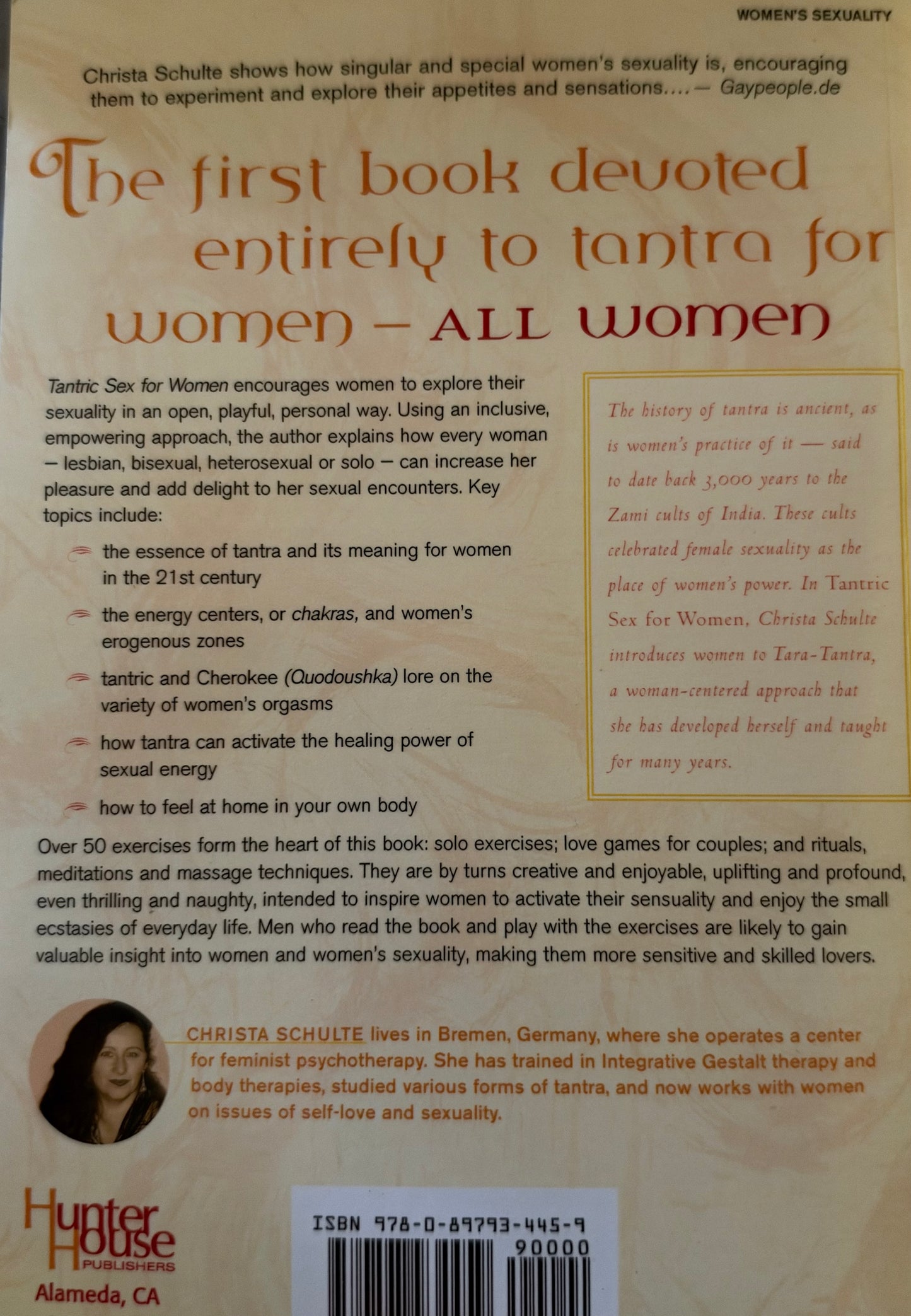 Tantric Sex For Women Book By Christa Schultz