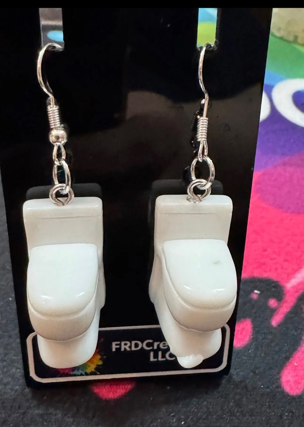 Toilet Earrings