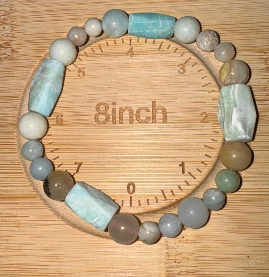 Handmade Caribbean Calcite Bracelet