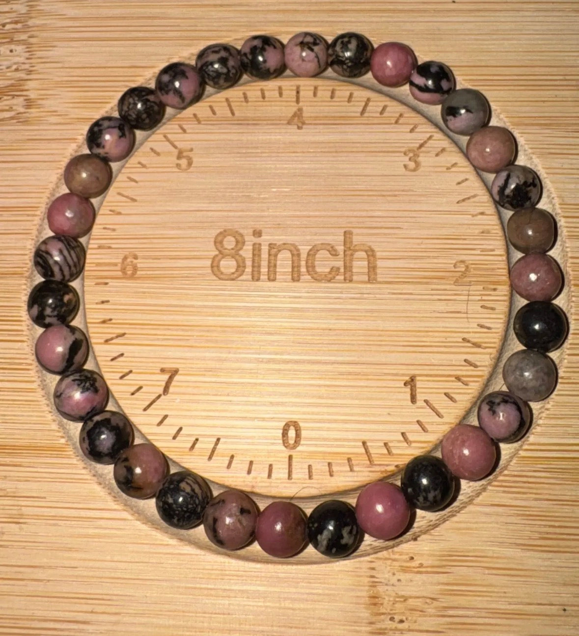 pink rhodonite bracelet