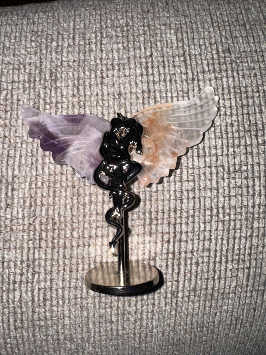 Amethyst and Golden Healer forbidden love wings.