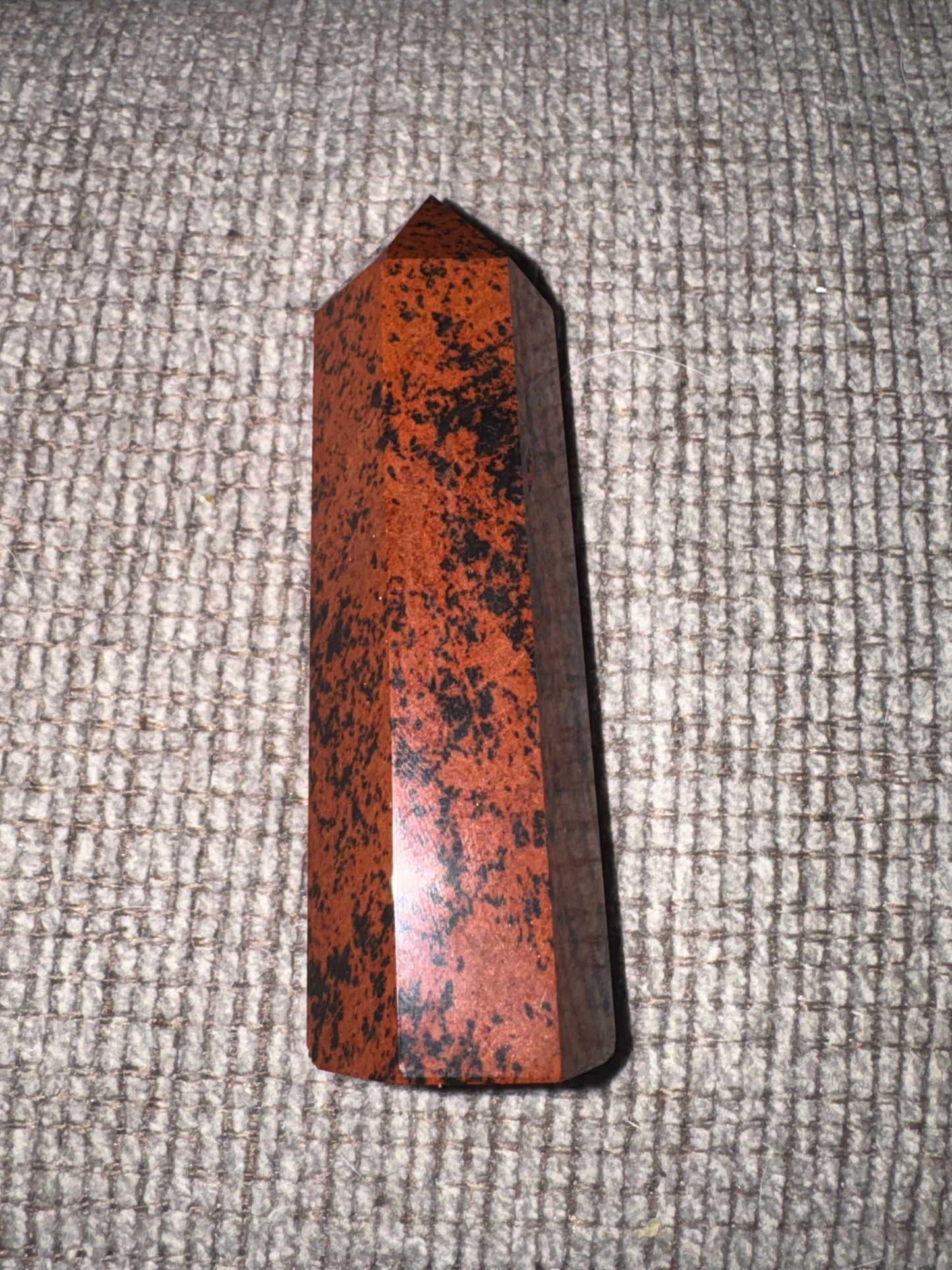 Mahogany Obsidian Tower – 4 Inch