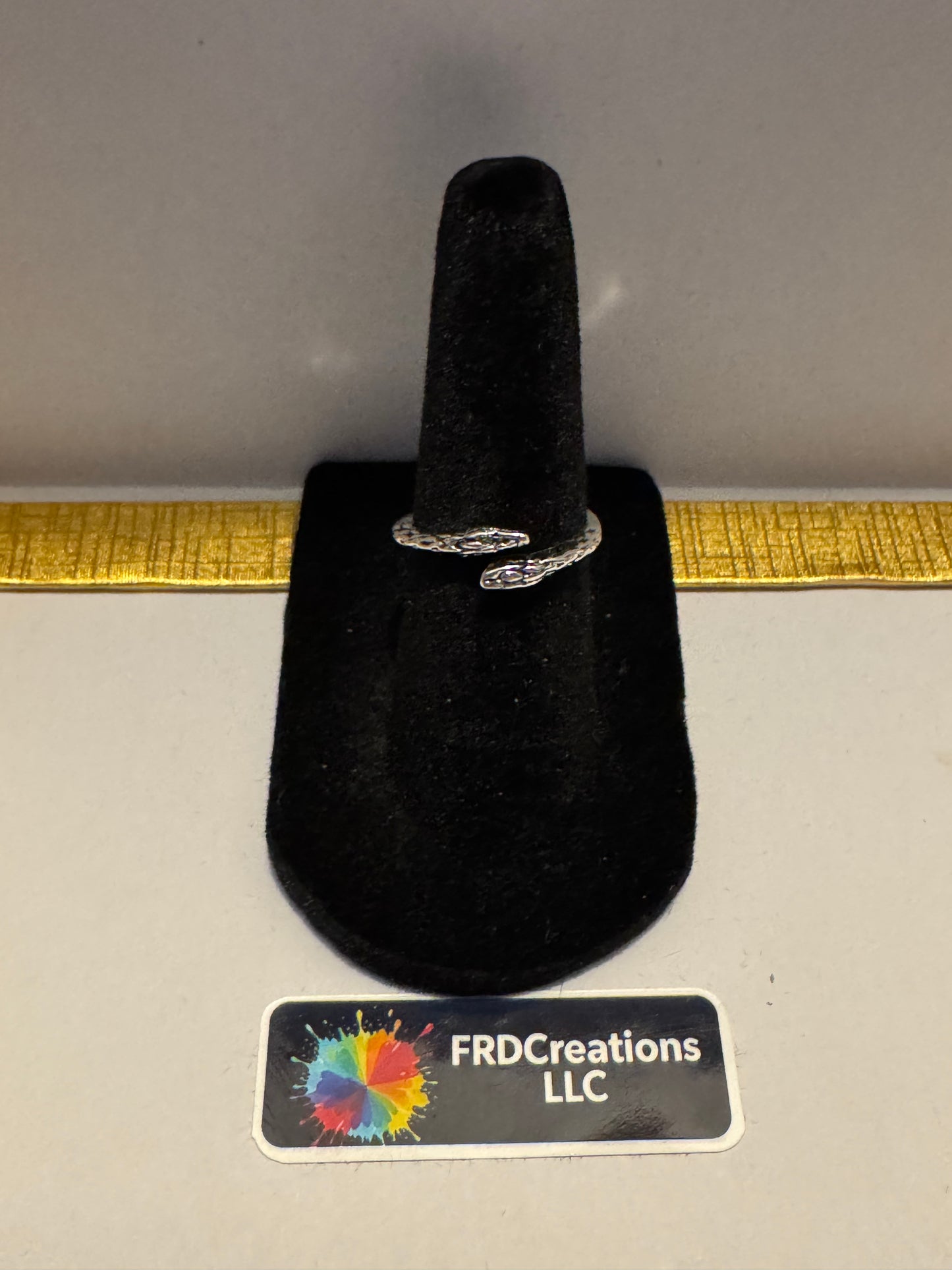 Curated Doubled Headed Snake Ring