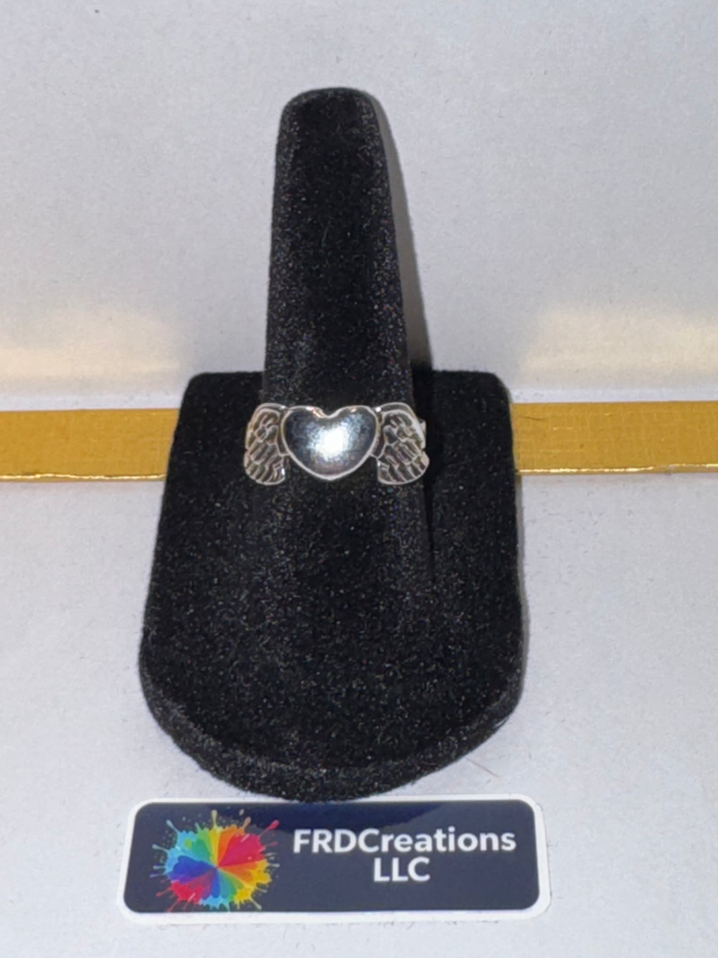 Curated Winged Heart Ring