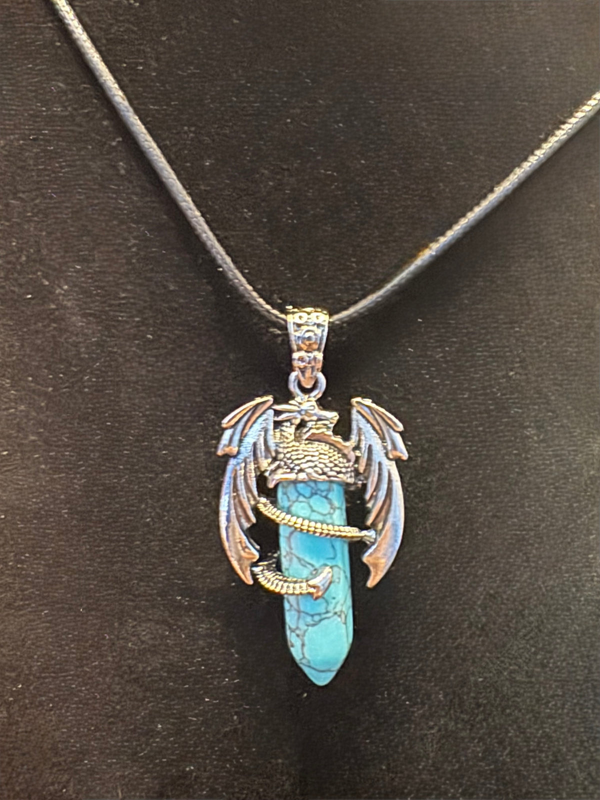 Curated Crystal Dragon Necklace