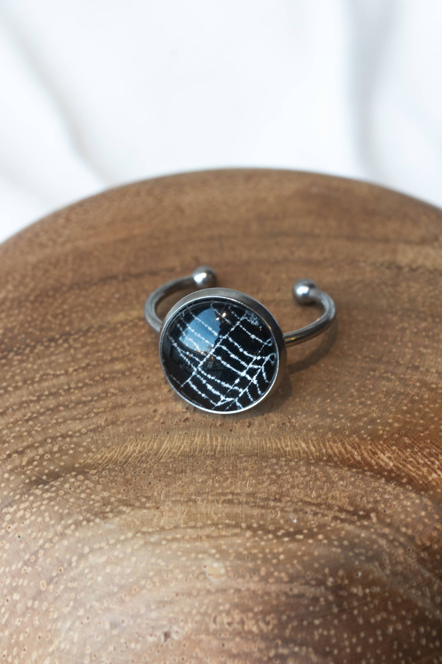 Real Spider Web Ring-Curated