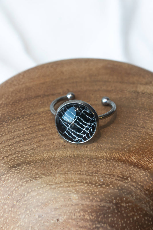 Real Spider Web Ring-Curated