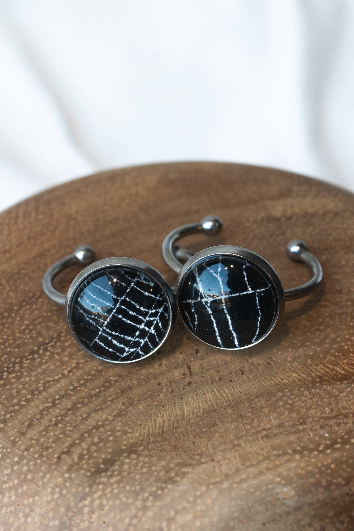 Real Spider Web Ring-Curated