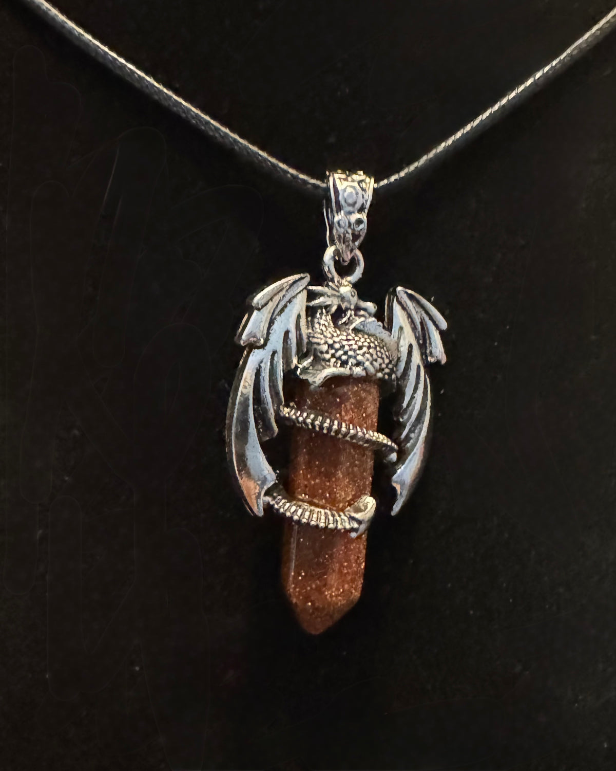 Curated Crystal Dragon Necklace