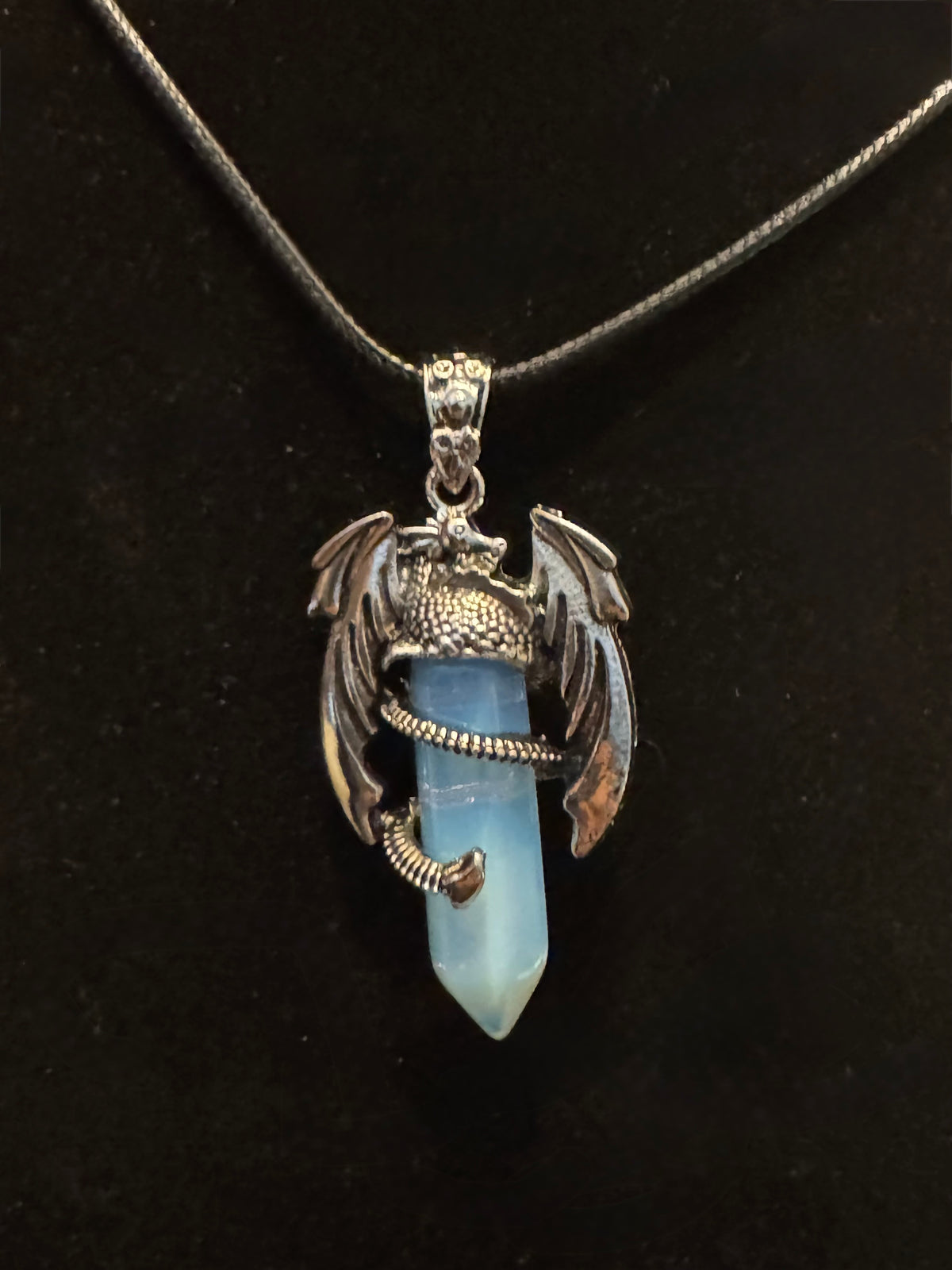 Curated Crystal Dragon Necklace