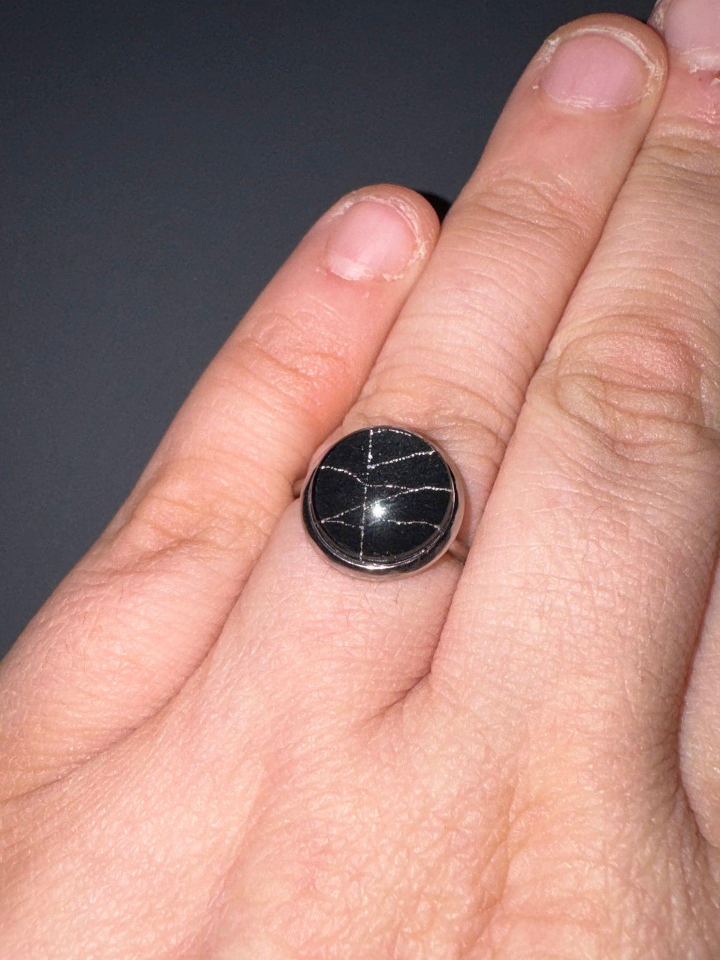 Real Spider Web Ring-Curated