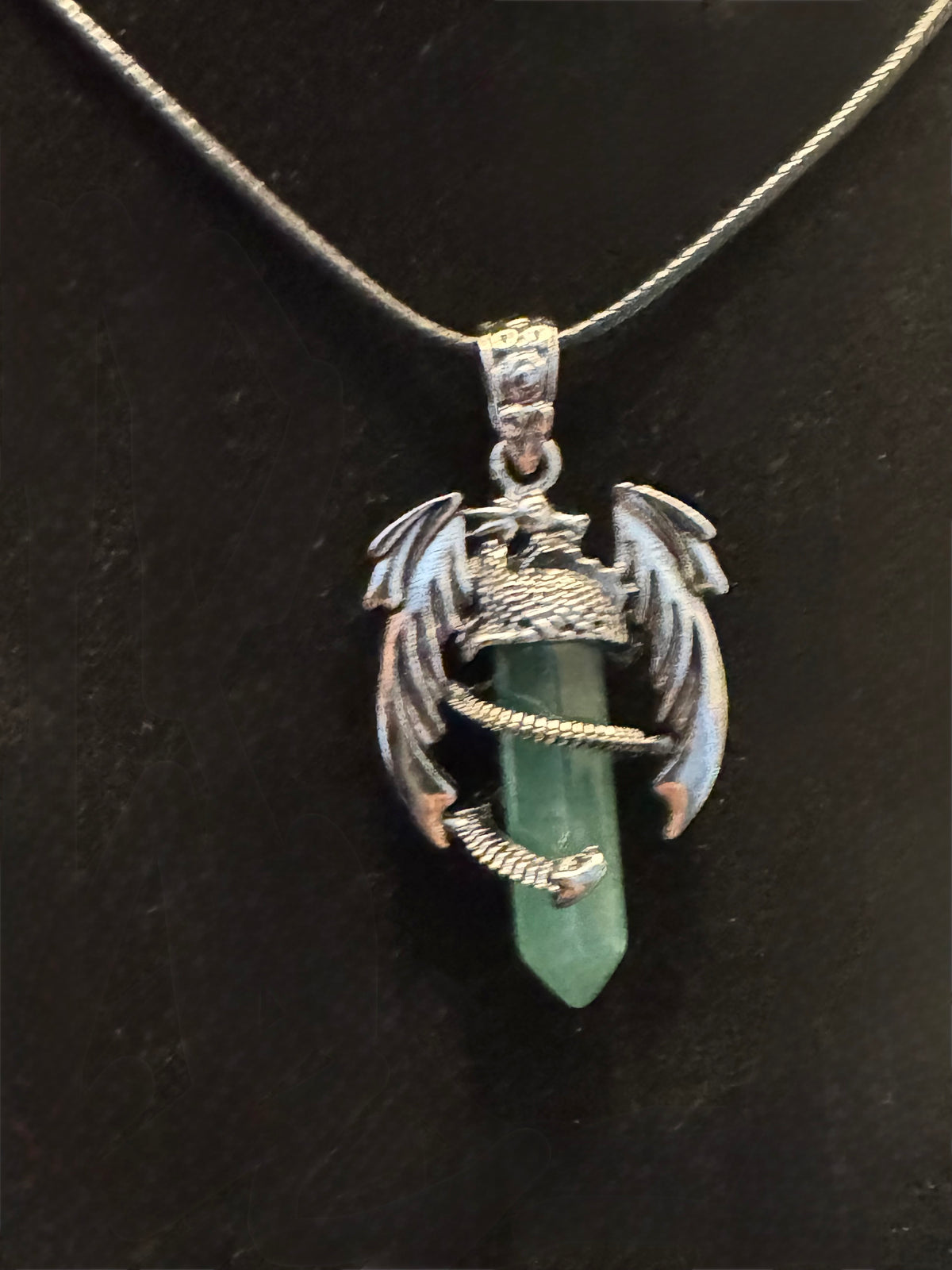 Curated Crystal Dragon Necklace