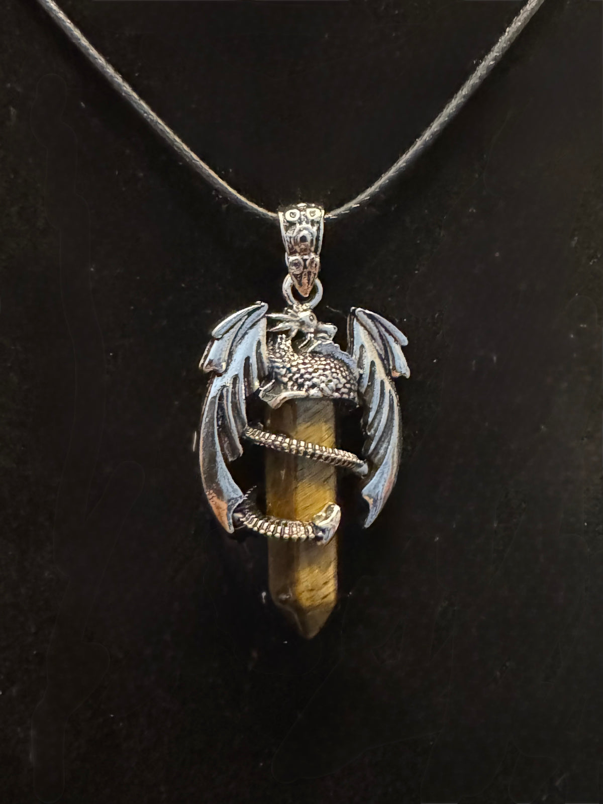 Curated Crystal Dragon Necklace