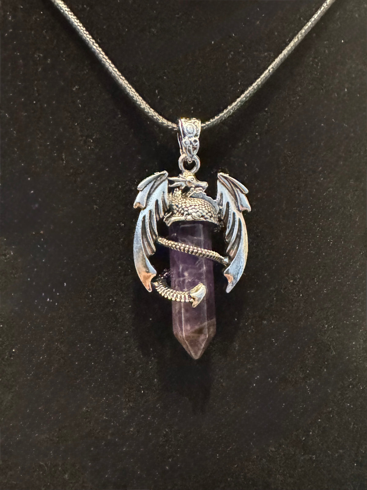 Curated Crystal Dragon Necklace