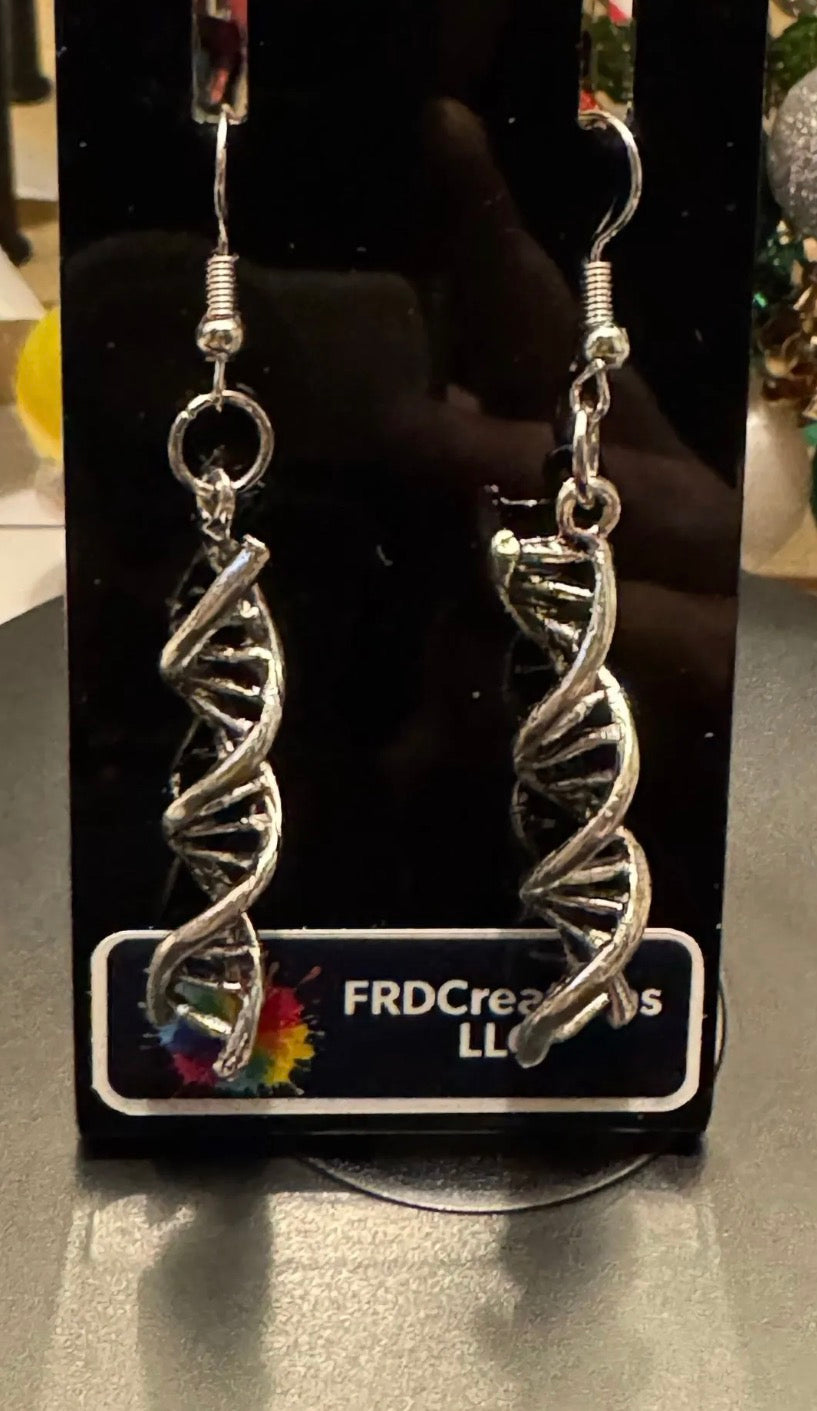 Handmade DNA Helix Earrings