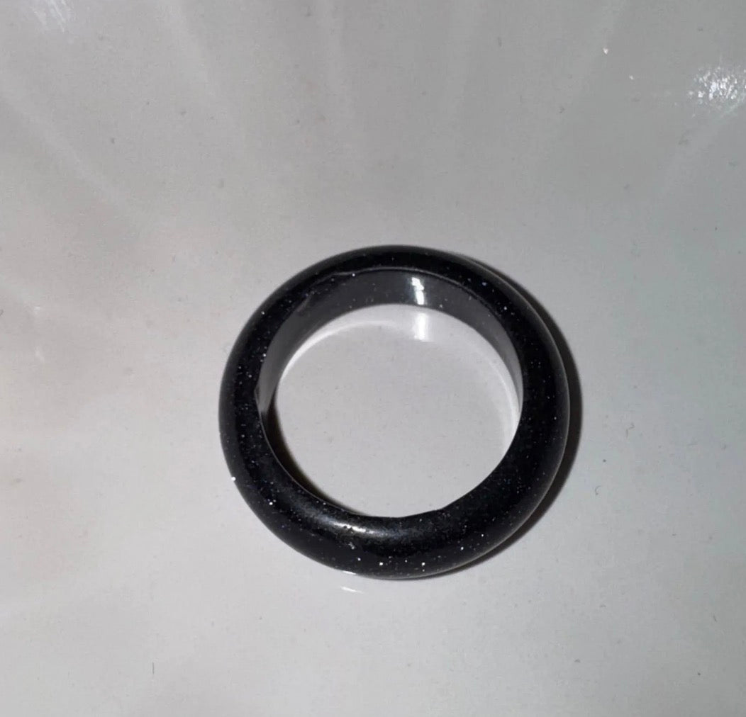 Blue Goldstone Ring 