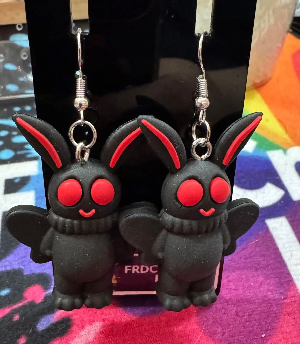 Mothman Earrings 