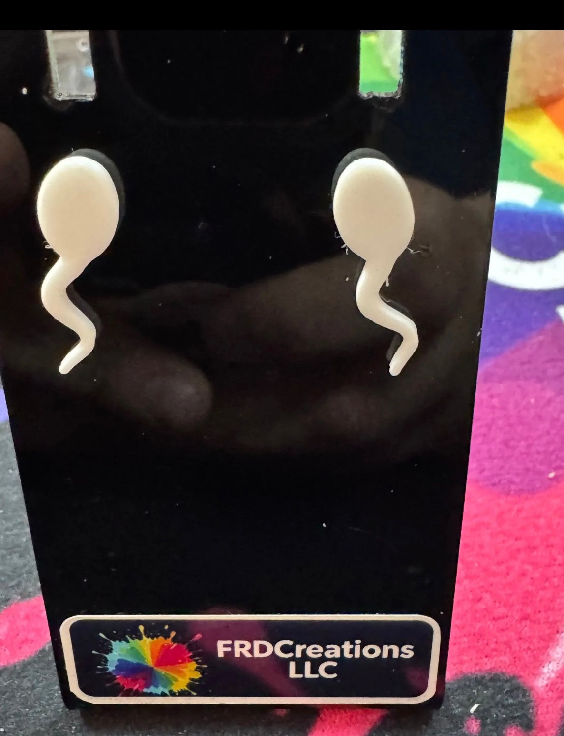 Sperm Earrings 