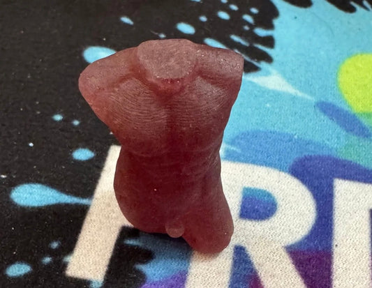 Strawberry Quartz Male Body Crystal 