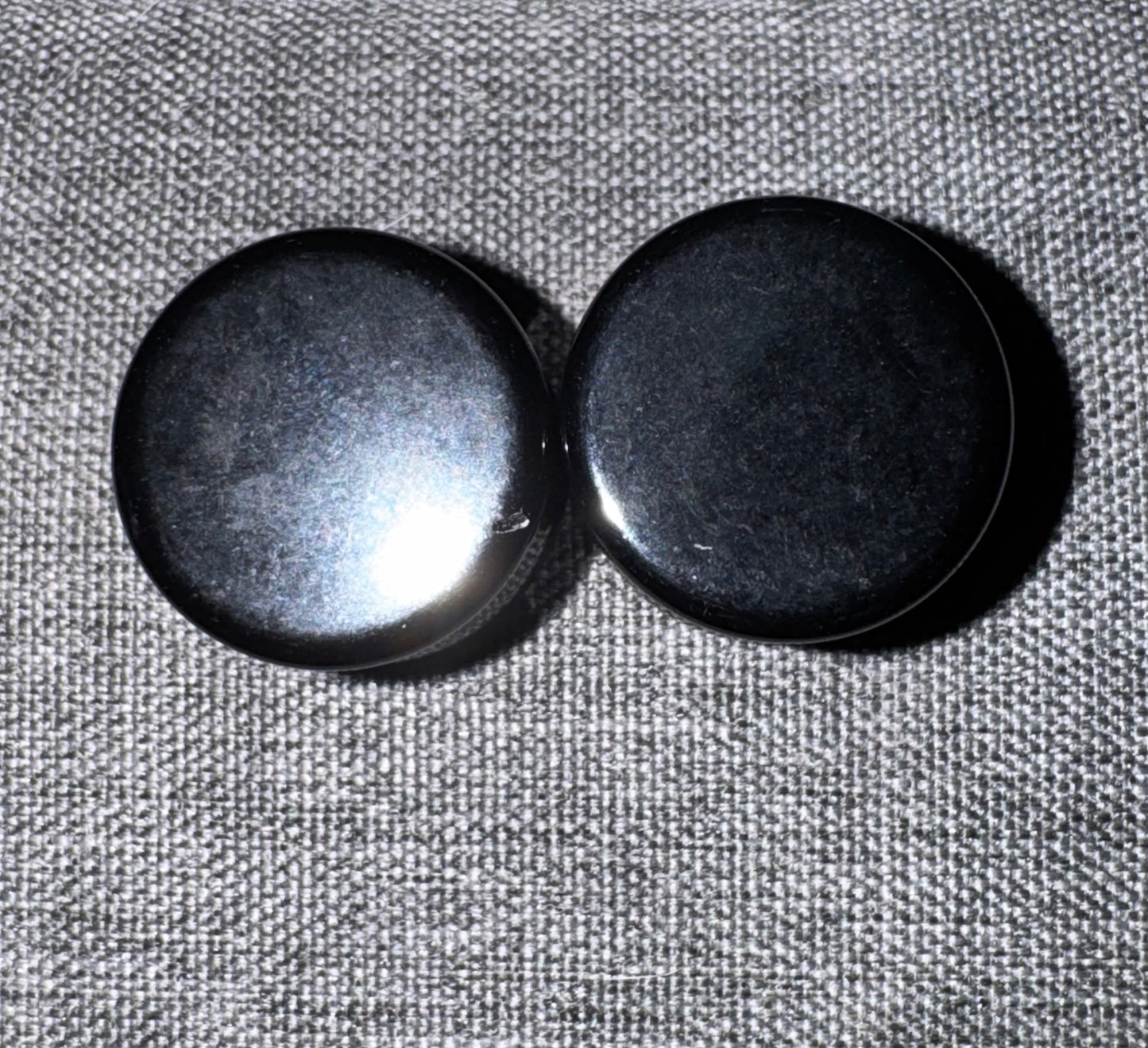 Black Obsidian Crystal Ear Gauges