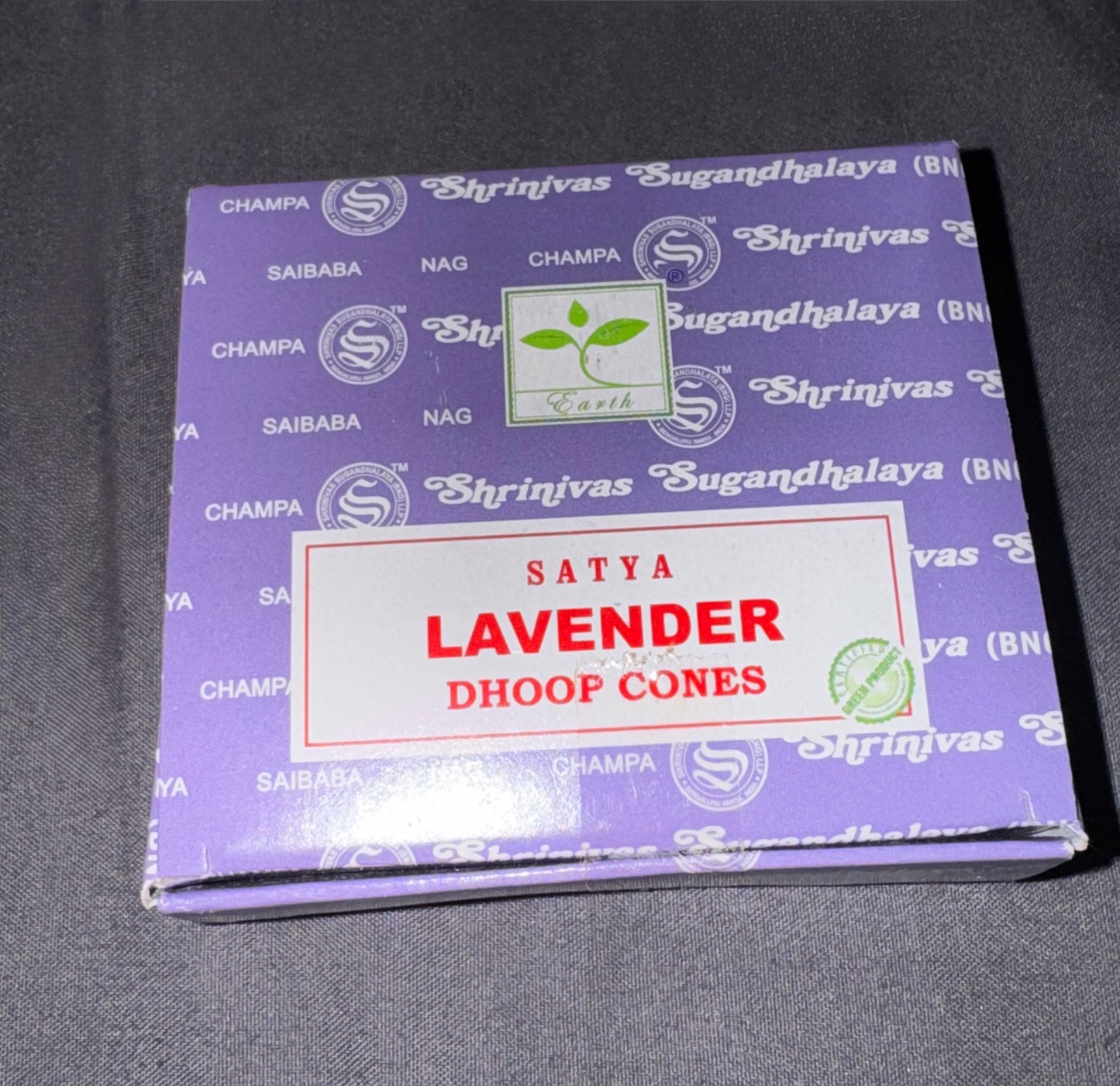 Satya-Nag Champa-Dhoop Cones Incense 12 Cone Box