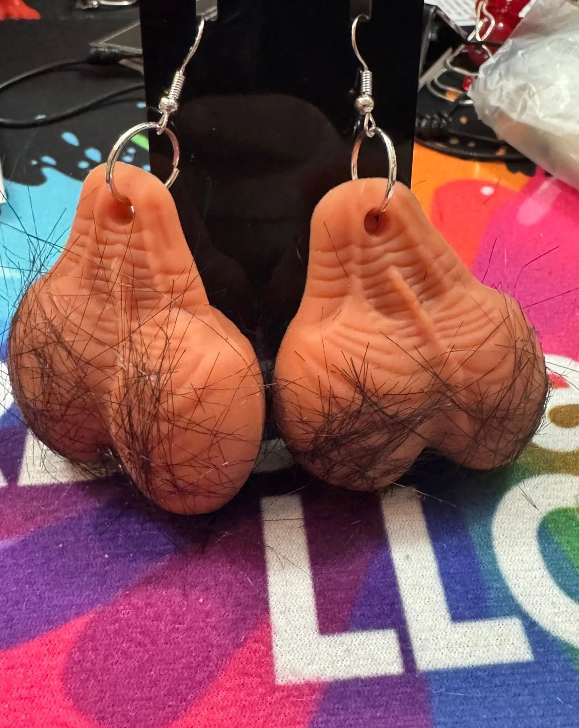 Hairy Ball Earrings 