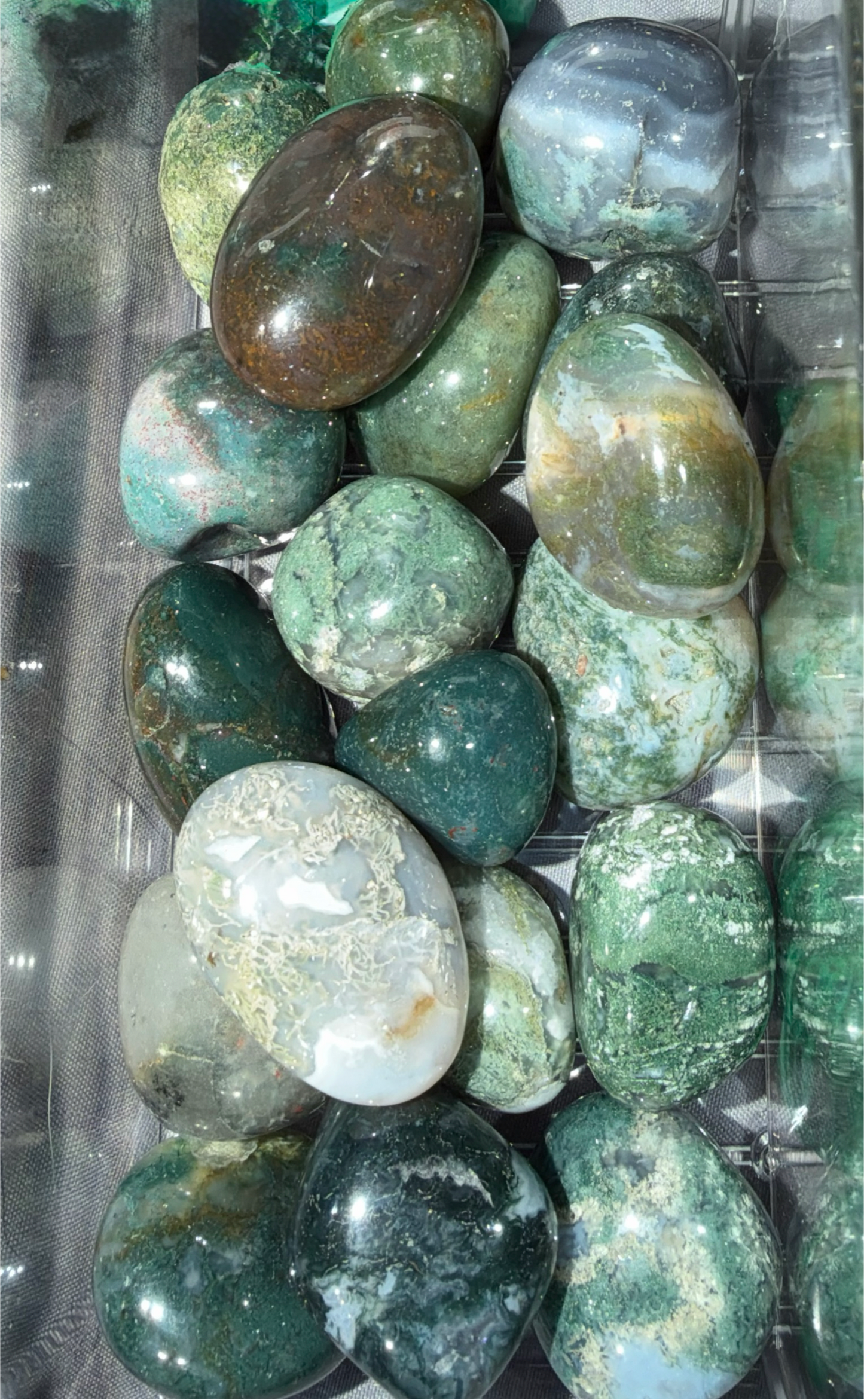 Moss Agate Tumble – Random Selection