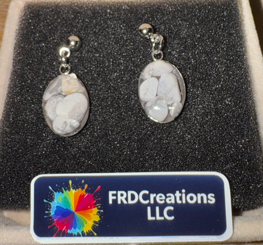 Handmade Howlite Earrings