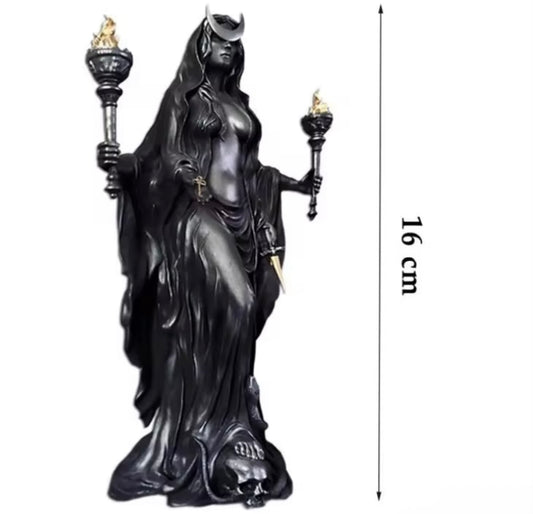 Dark Goddess Resin Sculpture