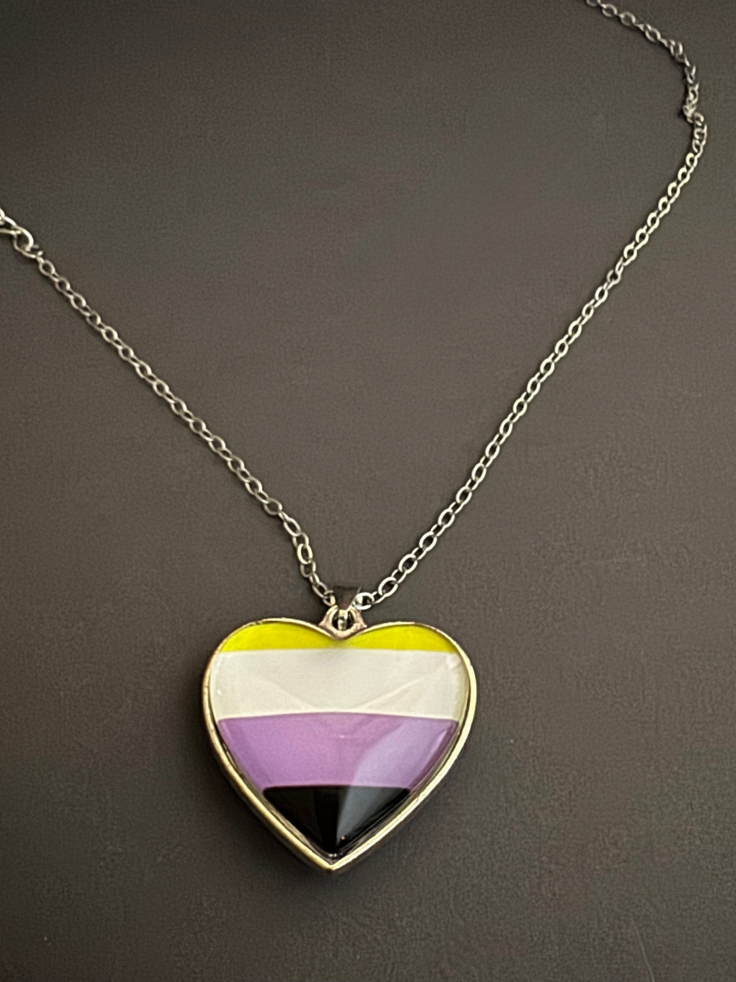 Curated Pride Heart Necklace