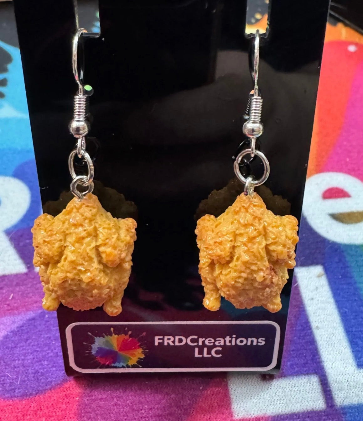 Friend Chicken Earrings 