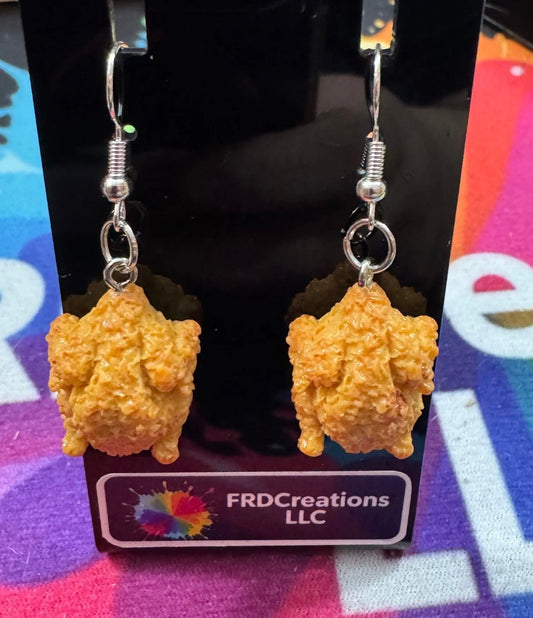 Friend Chicken Earrings 