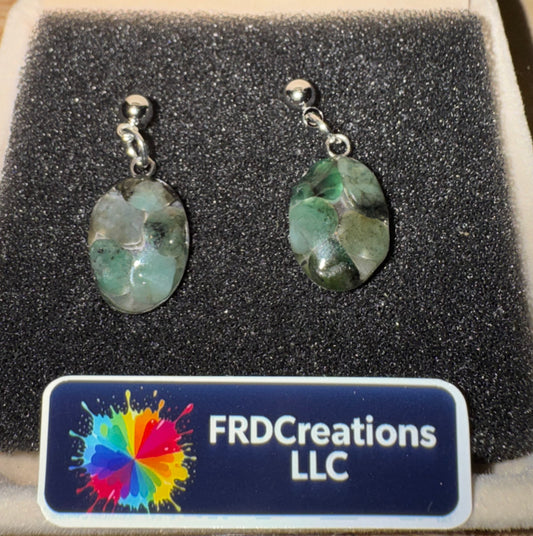 Handmade Emerald Earrings