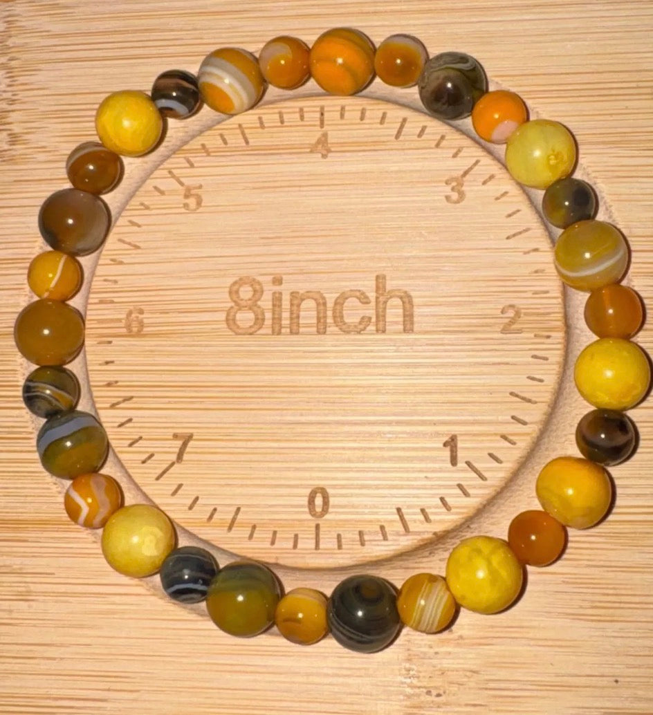 Handmade Bumblebee Jasper Bracelet