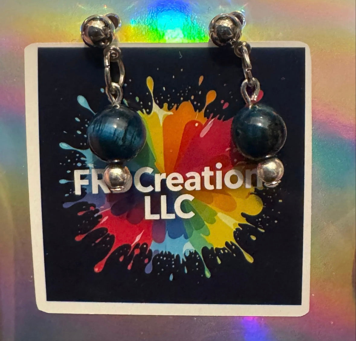 Handmade Blue Tiger’s Eye Earrings
