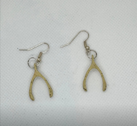 Handmade Wishbone Earrings