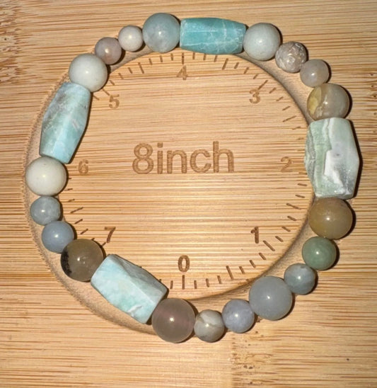 Handmade Caribbean Calcite Bracelet