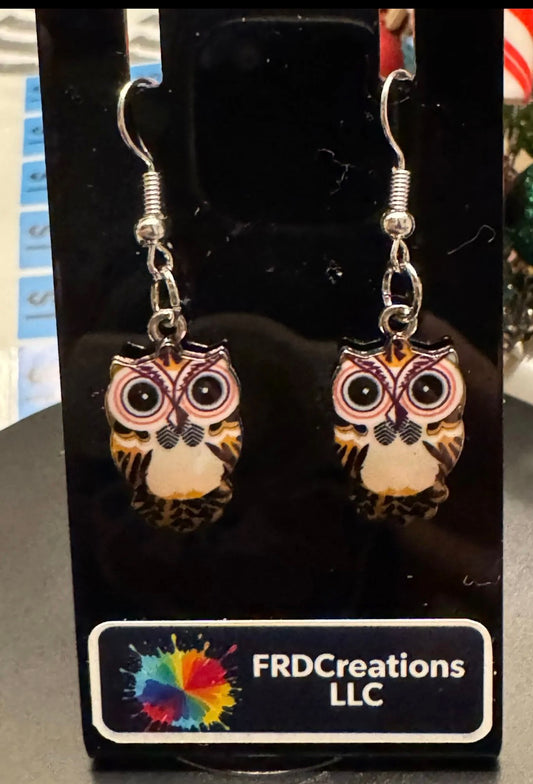 Handmade Owl Earrings
