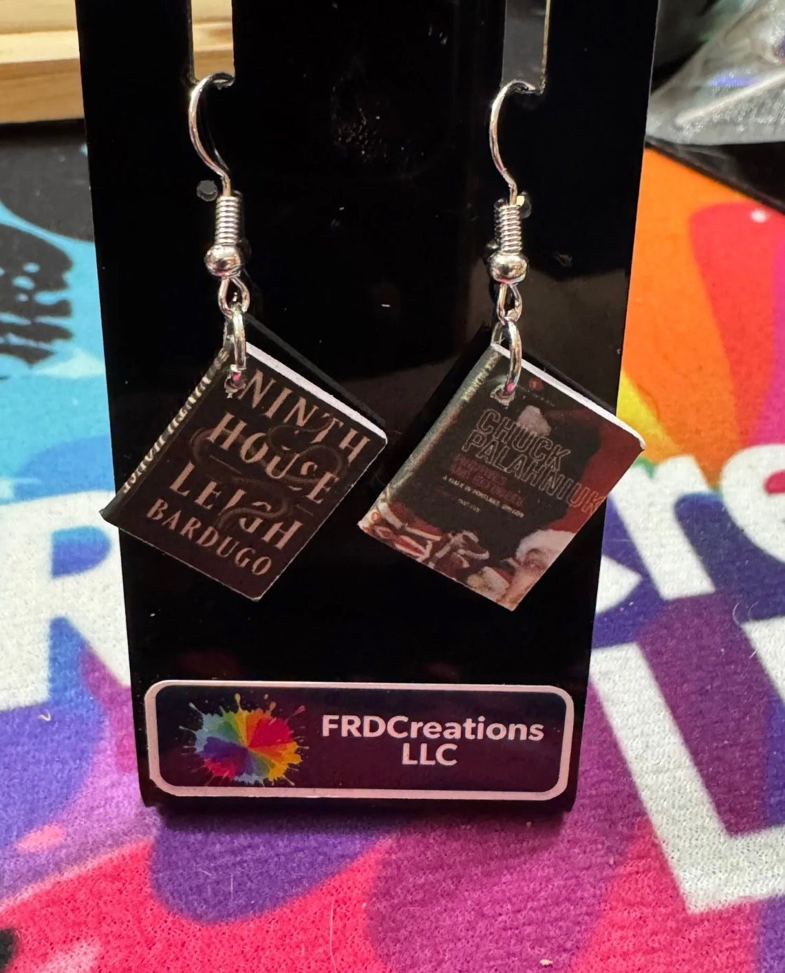 Mini Book Earrings 