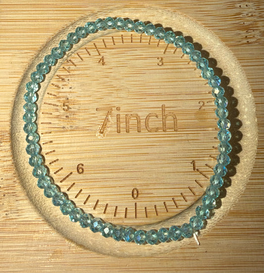 Blue beaded bracelet 