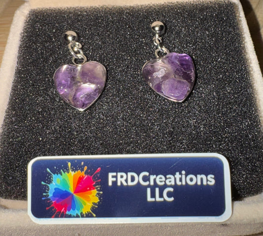 Handmade Amethyst Earrings