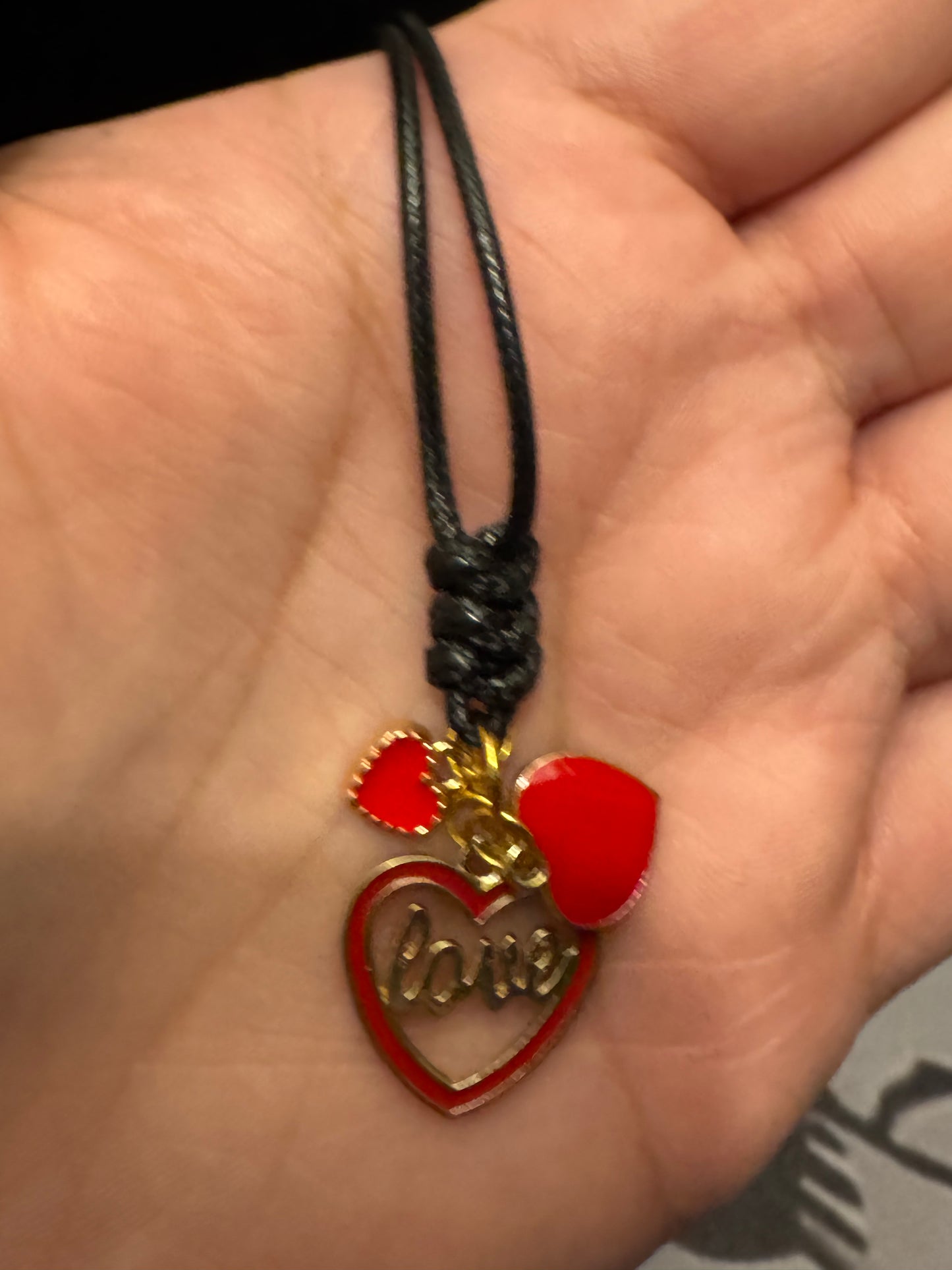 Handmade Love Charm Necklace