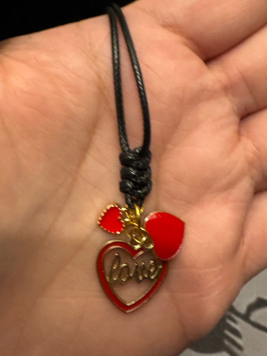 Handmade Love Charm Necklace