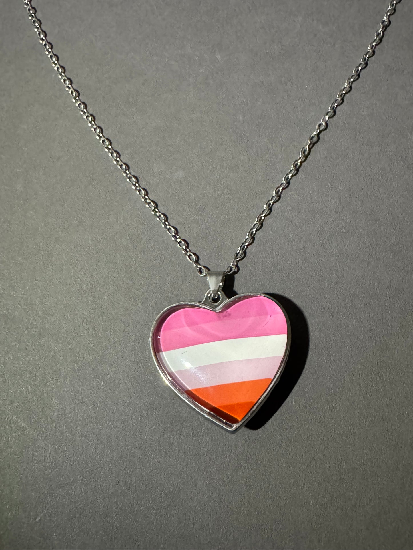 Curated Pride Heart Necklace