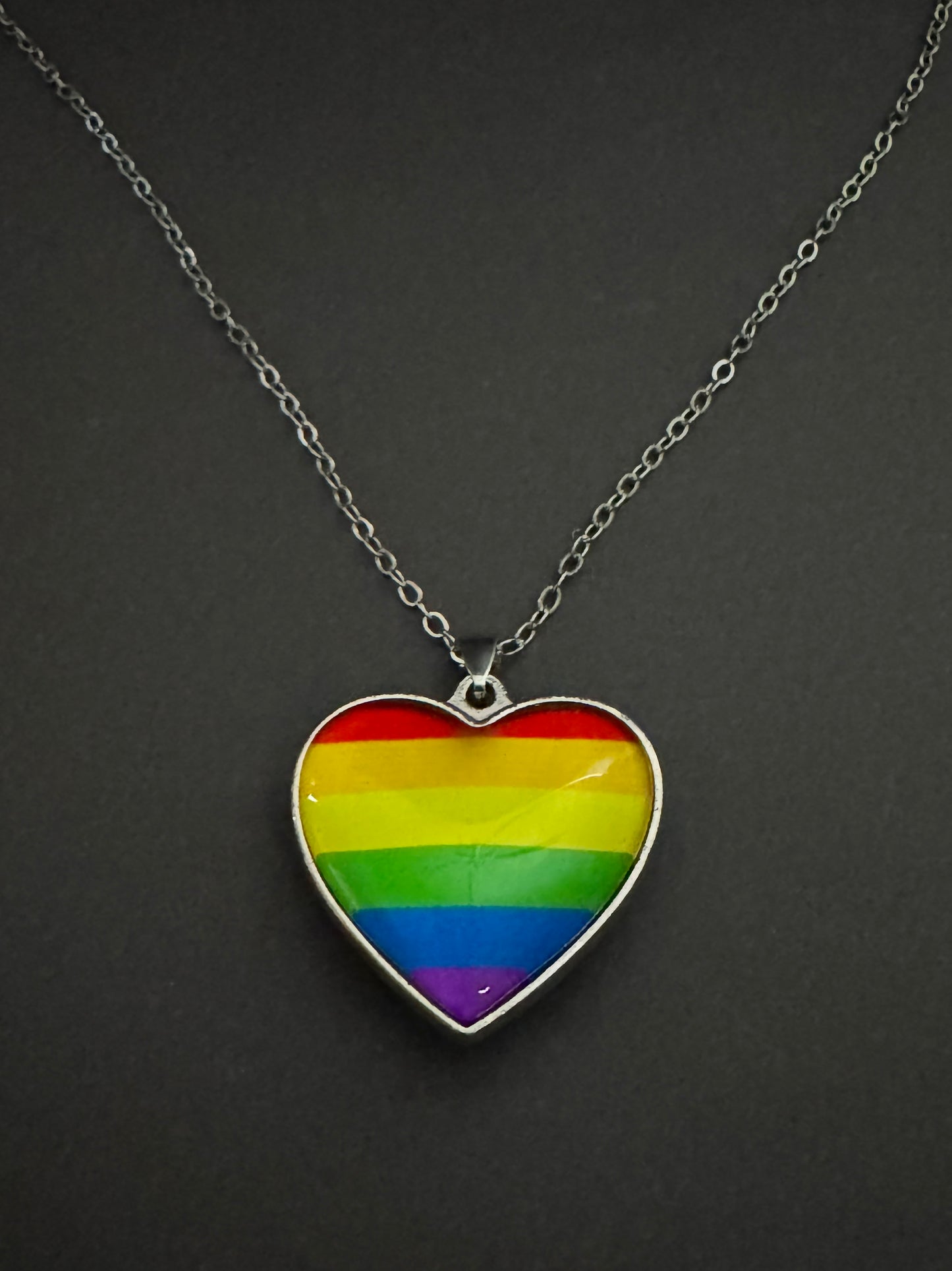 Curated Pride Heart Necklace