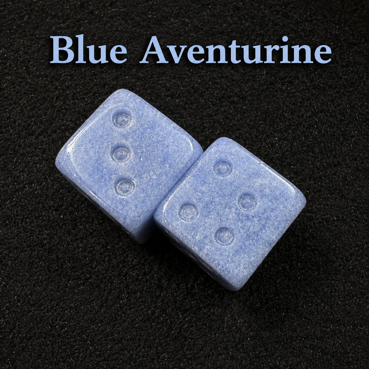 Blue Aventurine Dice